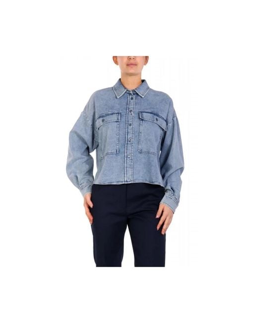 Weekend by Maxmara Blue Denim Shirts