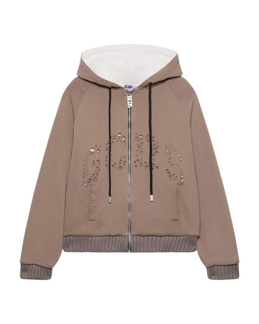 Zip-Throughs Gcds de color Brown