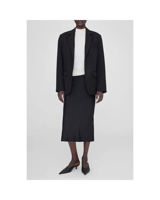 Anine Bing Black Maxi Skirts