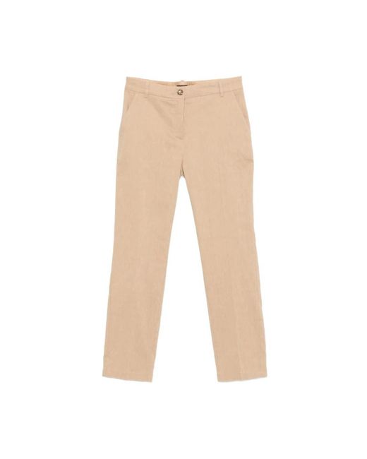 Pinko Natural Cropped Trousers