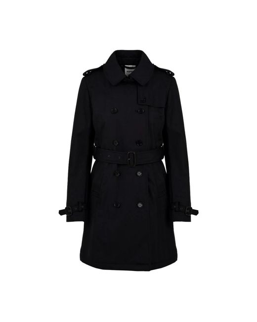 Aspesi Jassen ,Blauw ,Wol Single-Breasted Jas Model 2N03 F517 Katz in het Black