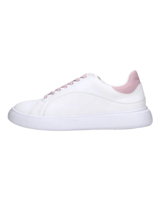 Trussardi White Sneakers Weiß