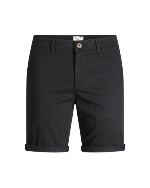 Jack & Jones Black Casual Shorts for men
