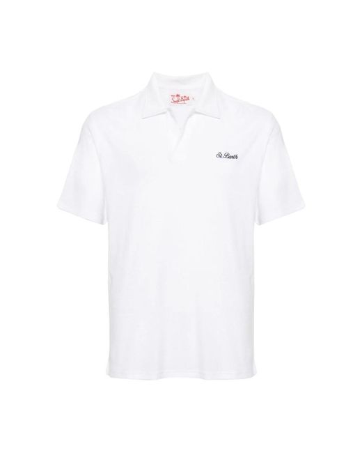 Mc2 Saint Barth White Polo Shirts for men
