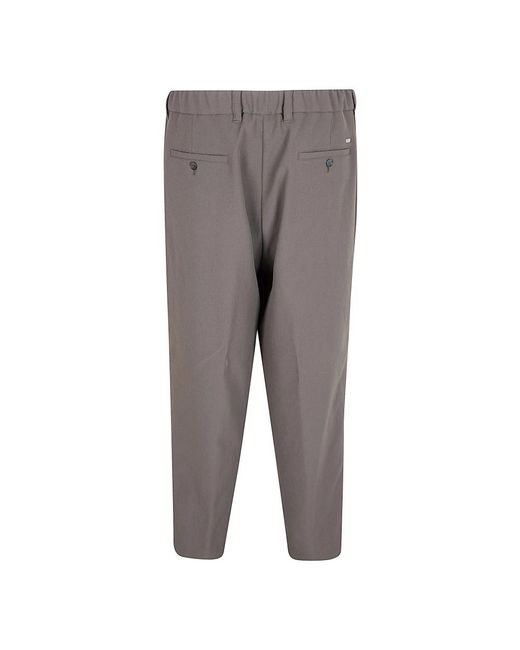 Herno Straight Broeken in het Gray voor heren
