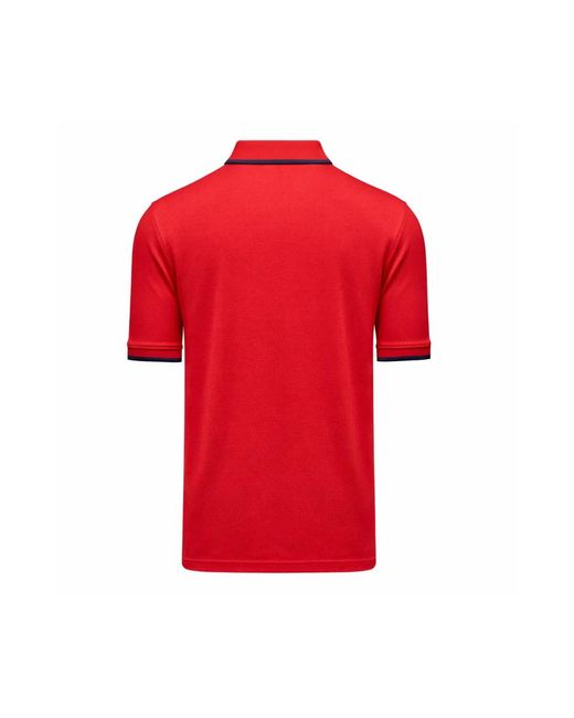 Aeronautica Militare Red Polo Shirts for men