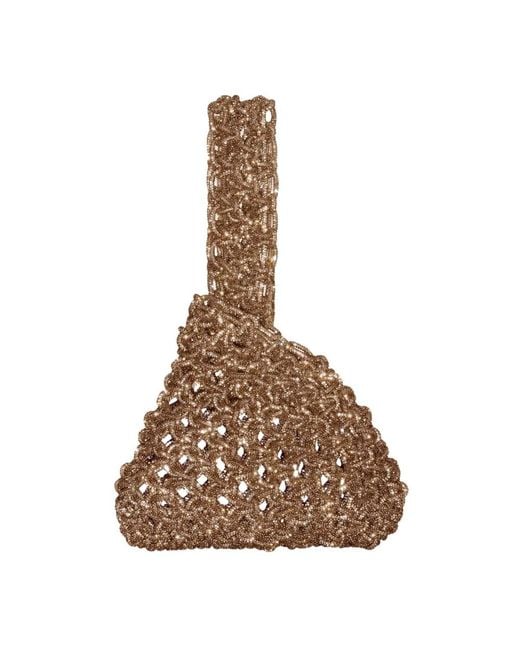 HIBOURAMA Brown Handbags