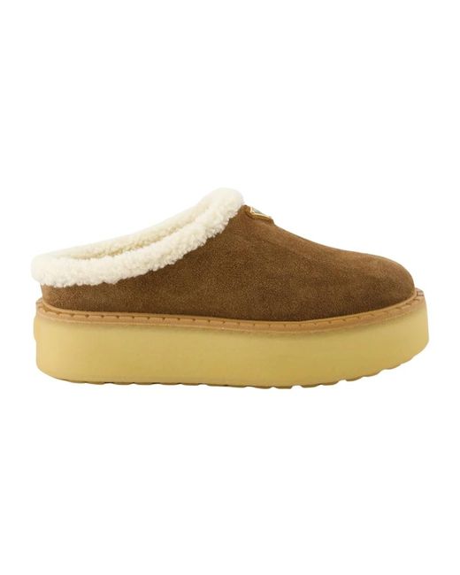 Prada Brown Mules