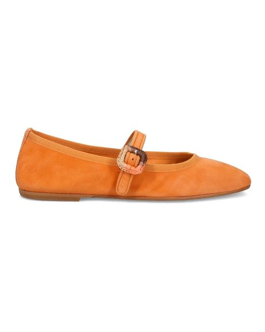 BELLE VIE Orange Ballerinas