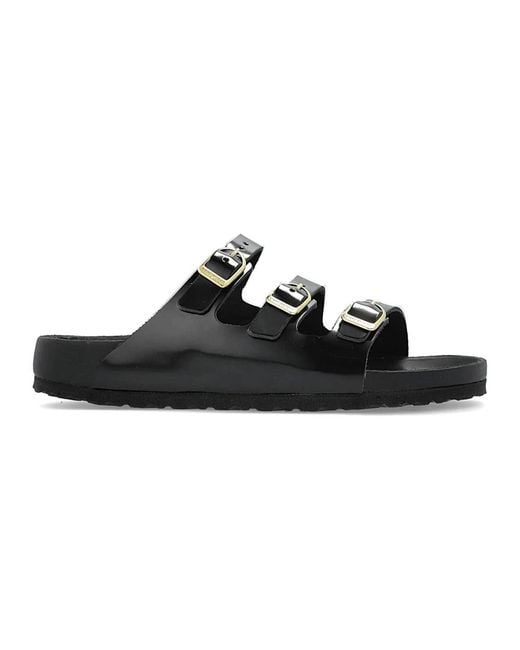 Birkenstock Black Sliders