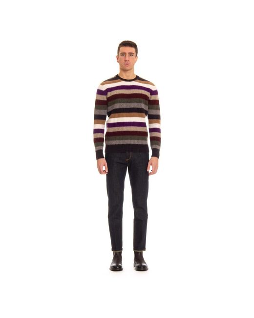 Drumohr Gestreifte pullover in Red für Herren