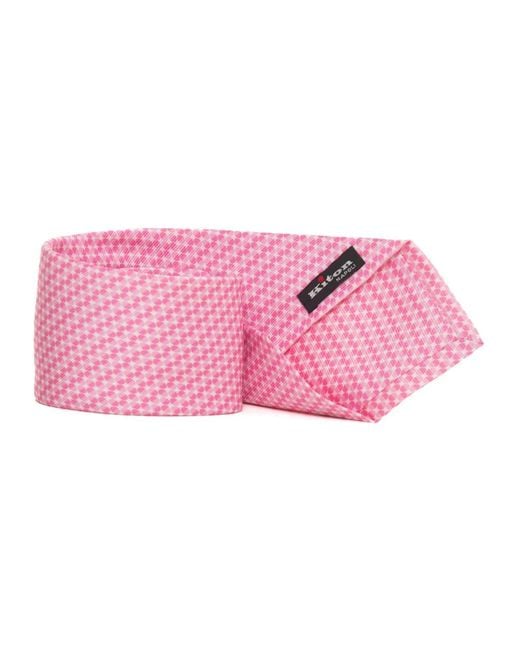 Kiton Pink Ties for men