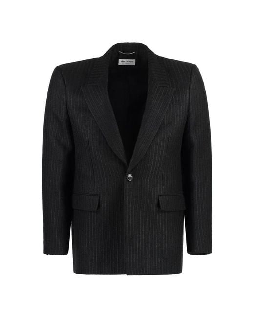 Saint Laurent Black Blazers for men