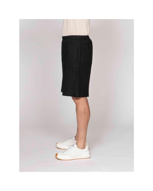 Amaranto Black Casual Shorts for men