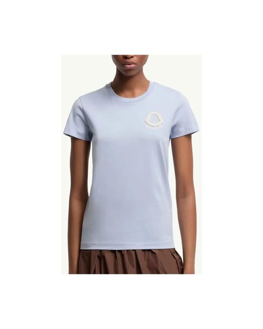 Moncler Blue T-Shirts
