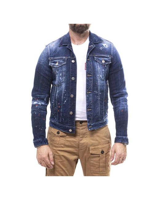 Denim Jackets DSquared² de hombre de color Blue