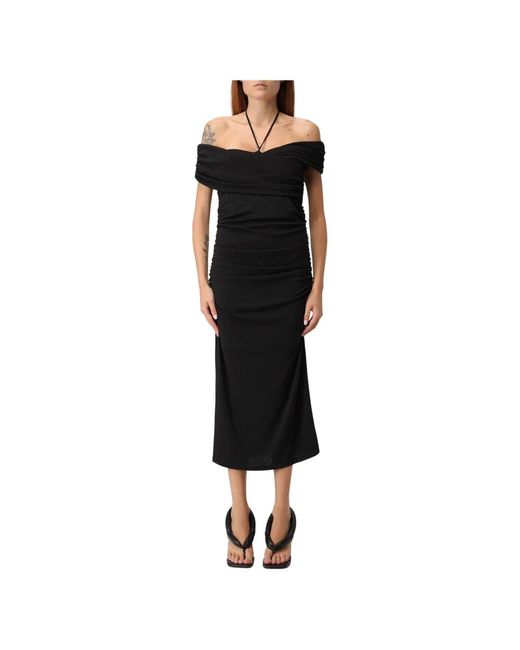 Midi Dresses Liu Jo de color Black