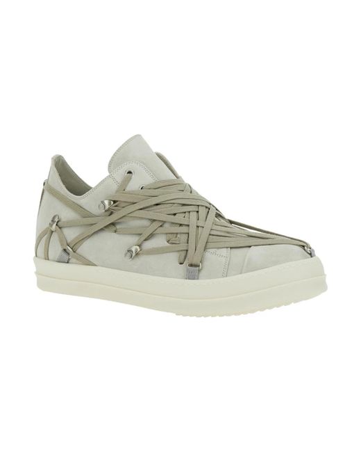 Rick Owens Sneakers mit dekorativen oversize-schnürsenkeln in Green für Herren