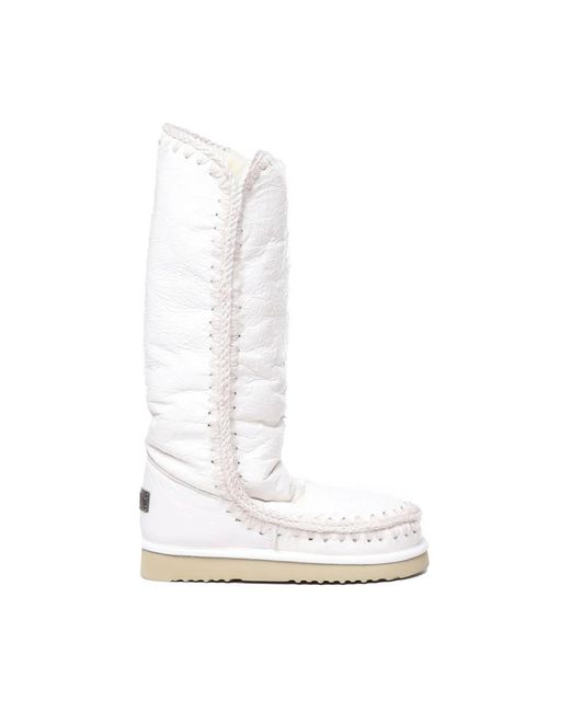 Mou White Winter Boots
