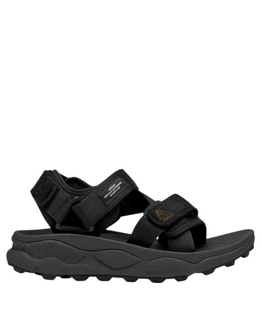 Shoes > sandals > flat sandals Flower Mountain en coloris Black