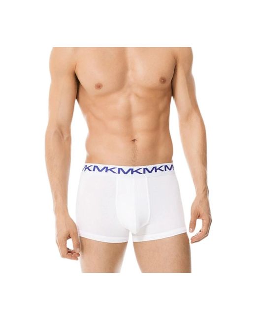 Michael Kors Ondergoed ,Wit ,Katoen 3-Pack Witte Boxer Briefs Set in het White voor heren