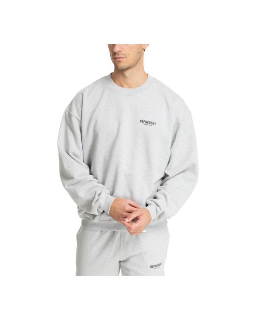 Sweatshirts Represent de hombre de color Gray