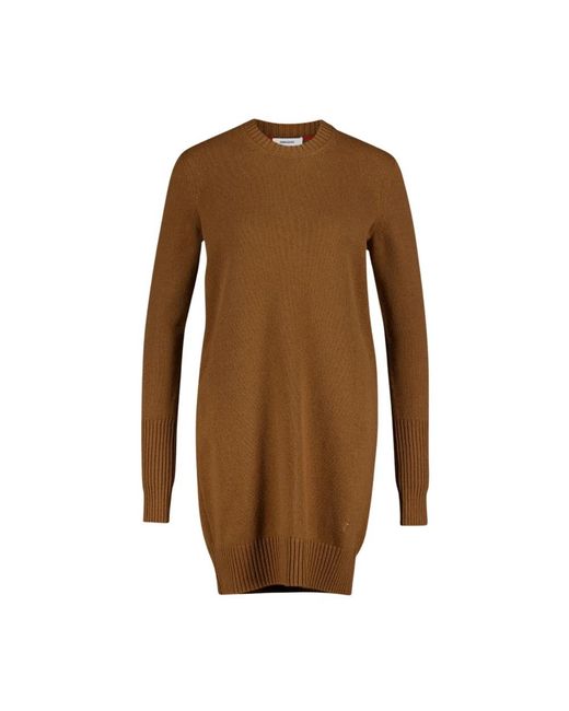 Ferragamo Brown Knitted Dresses