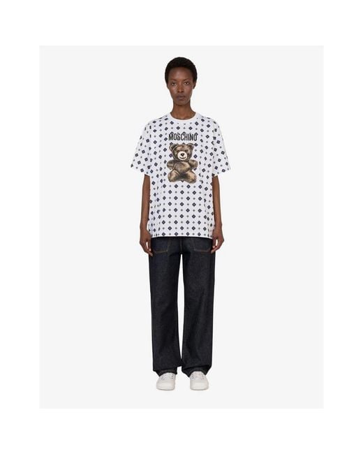 Moschino White T-Shirts