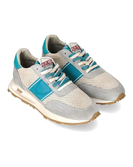 Philippe Model Blue Sneakers for men