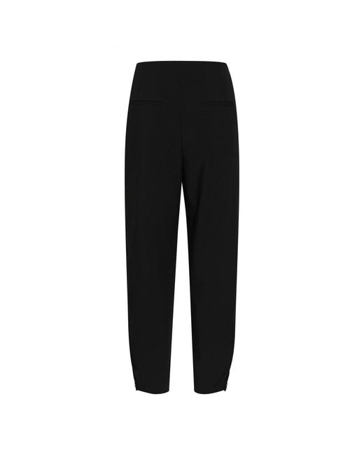 Kaffe Black Straight Trousers