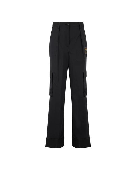 Moschino Flared Broeken in het Black
