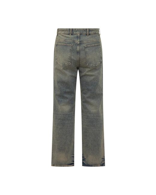 Straight Jeans Represent de hombre de color Gray
