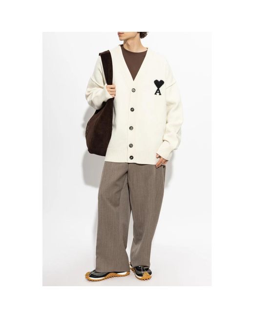 AMI White Cardigans for men