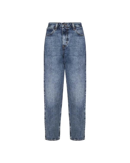 FRAME Blue Straight Fit Jeans