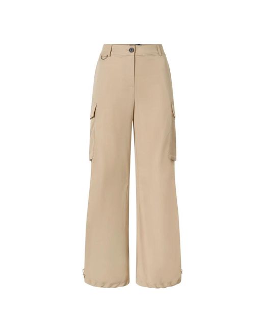 Trousers > wide trousers Karl Lagerfeld en coloris Natural