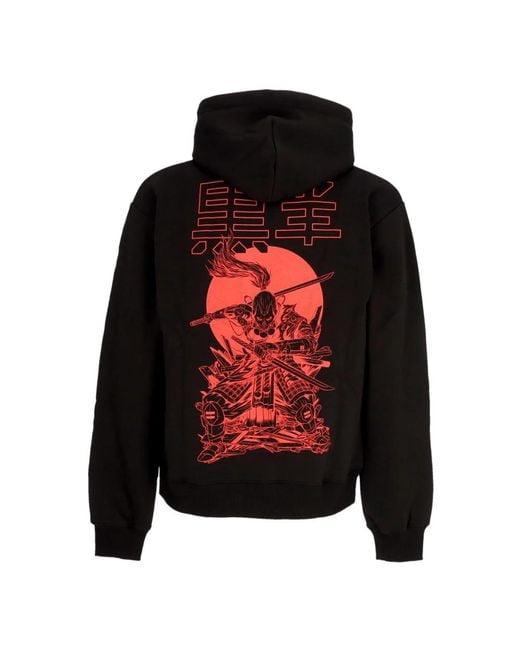 DOLLY NOIRE Black Hoodies for men