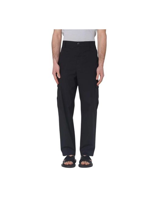 Barena Black Straight Trousers for men