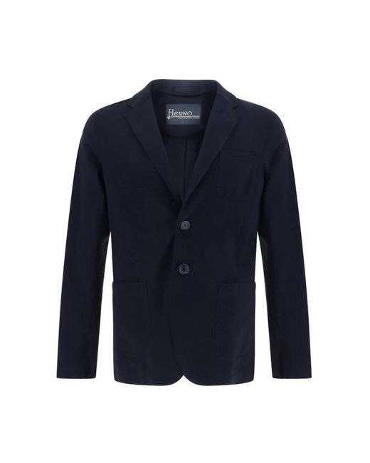 Herno Doppelreihiger blazer mit klassischem revers in Blue für Herren