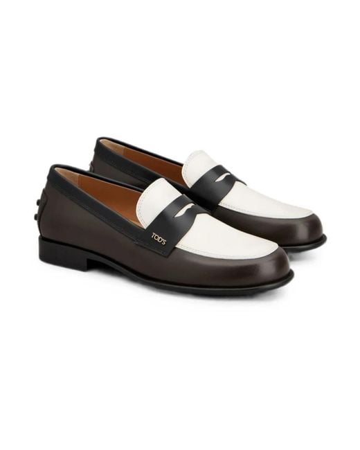 Tod's Black Loafers