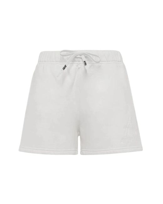 Autry White Short Shorts