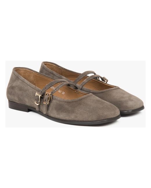 ESTRO Gray Ballerina Shoes