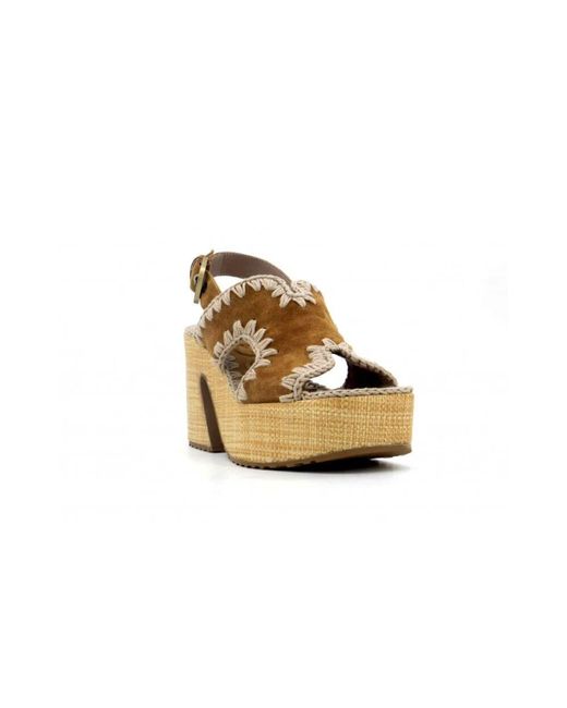 High Heel Sandals Mou en coloris Metallic