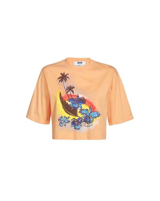 T-Shirts di MSGM in Orange
