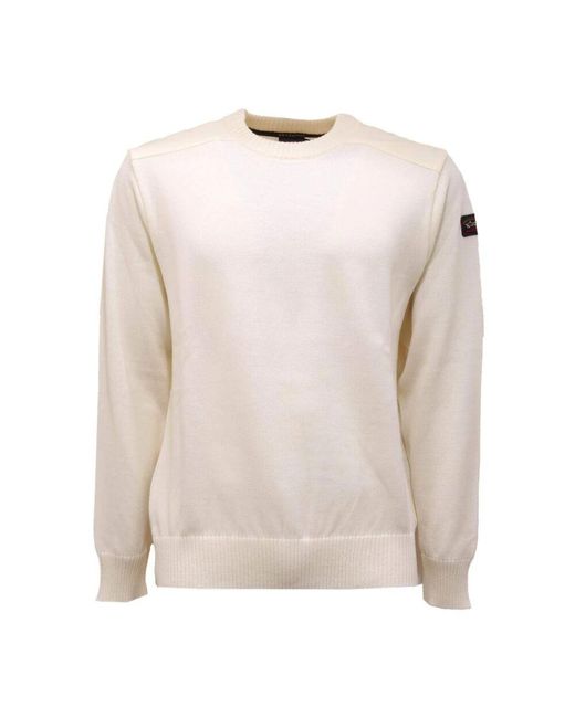 Paul & Shark Wollpullover in Natural für Herren