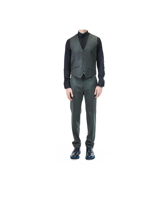 Karl Lagerfeld Blue Suit Vests for men