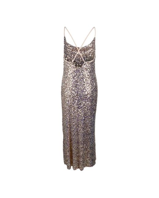 Anna Molinari Brown Party Dresses