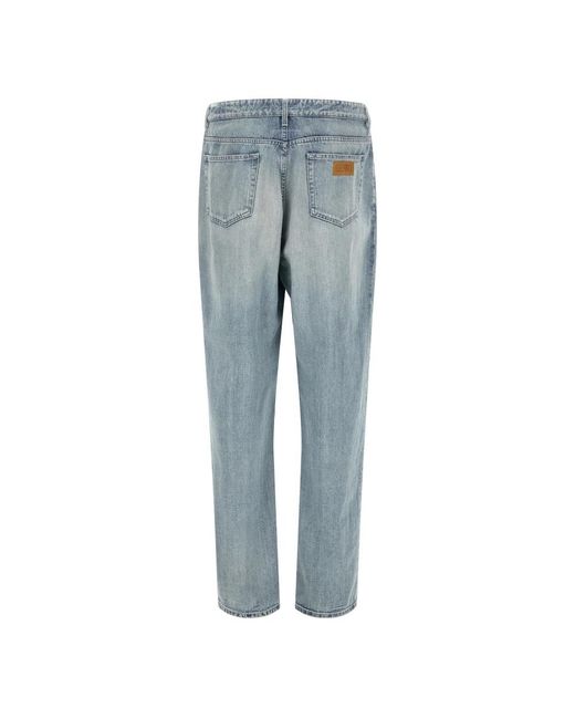 MM6 by Maison Margiela Blue Straight Fit Jeans for men