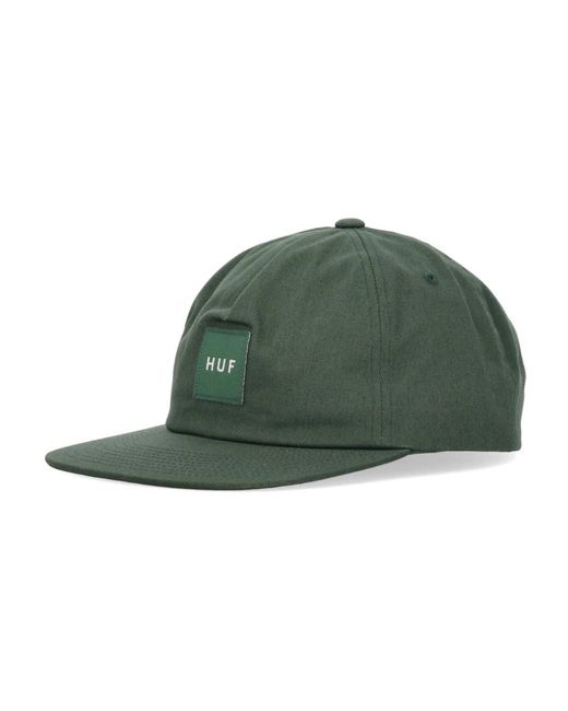 Huf Accessoires ,Groen ,Katoen Avocado Snapback Pet in het Green voor heren
