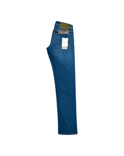 Jacob Cohen Blue Straight Jeans for men
