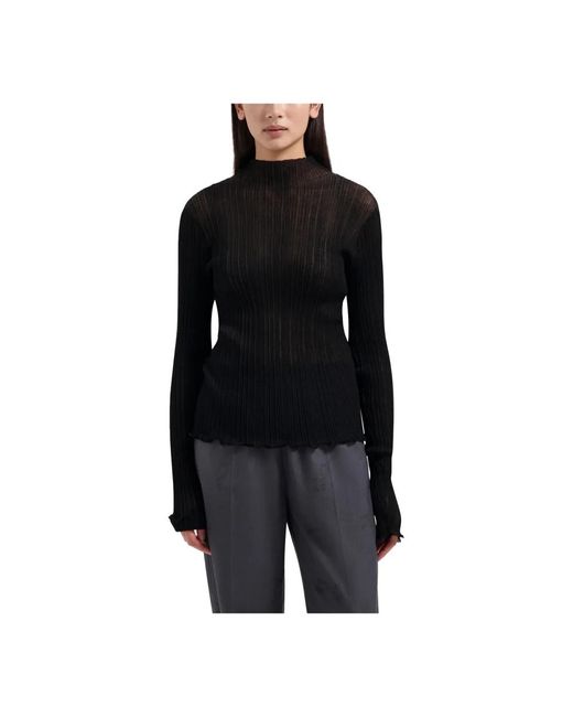 Knitwear > turtlenecks Olaf Hussein en coloris Black